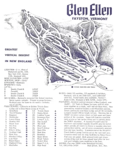 1968 - 1969 Glen Ellen Trail Map