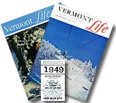 Vermont Life Magazines and 1949 Mad River Glen Ski Ticket