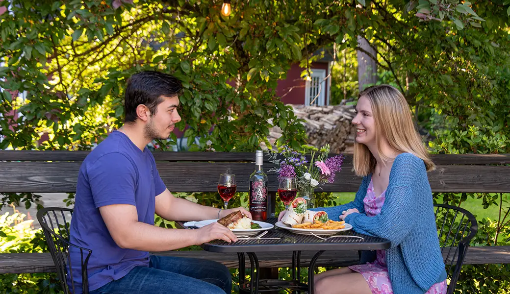 Seasonal Outdoor Dining on the Deck